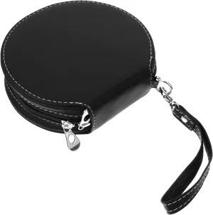Capacity CD Storage Case Portable Zipper Holder for Organizing Car Discs Sleek Design for Easy Travel and Stores Dvds Compact Storage for Home