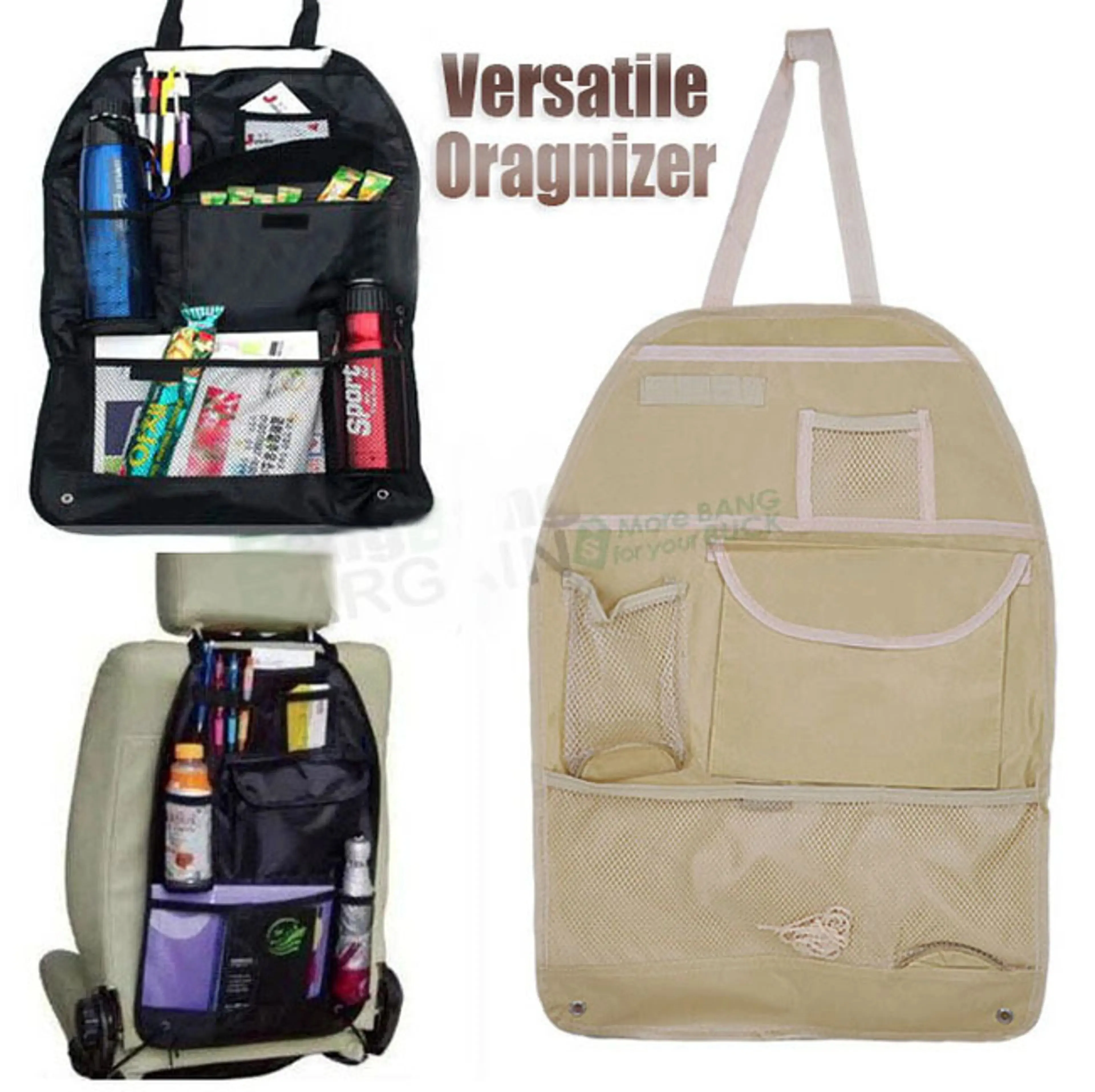Car Back Seat Organizer Holder Bag