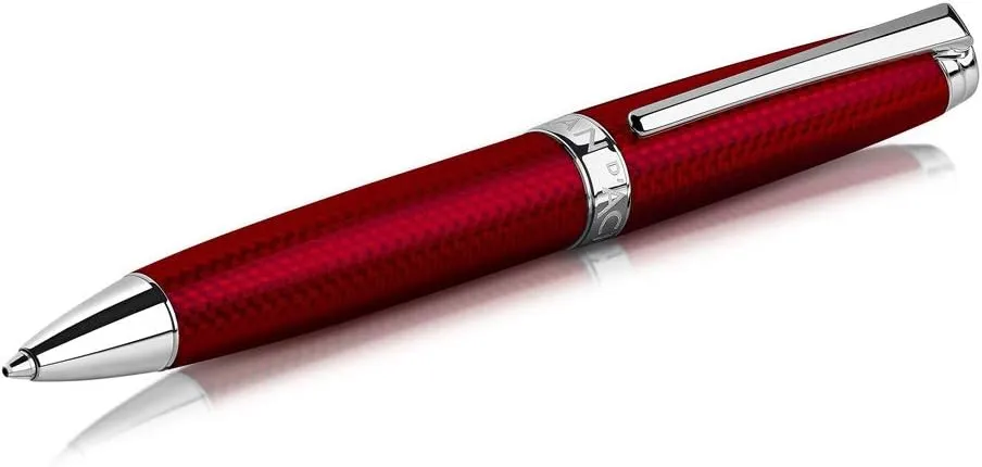 CARAN D'ACHE 4789-580 Caran d'Ache Ballpoint Pen, Oil-based, Leman Rouge Carmine
