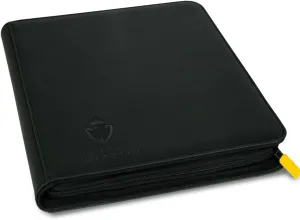 Card Guardian - 12 Pocket Premium Binder with Zipper for 480 Cards Trading Card Games TCG (Black) Perfect Card Binder Yugioh Cards MTG Binder Sports Card Binder