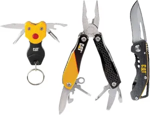 CAT Multi-Tool, Knife, and Keychain Tool Set