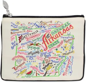 catstudio Arkansas Zipper Pouch Purse | Holds Your Phone, Coins, Makeup, Dog Treats, & Tech Tools