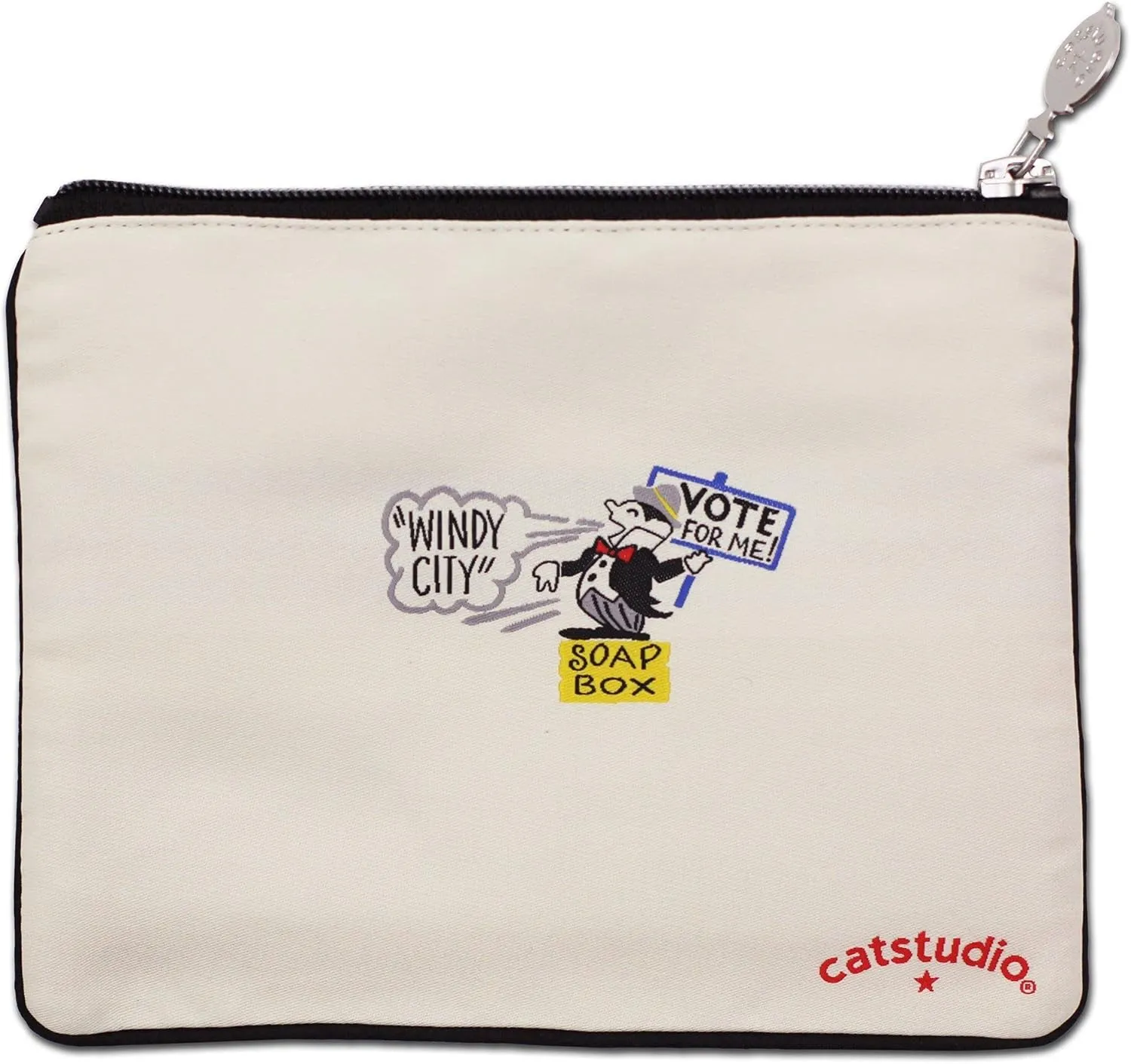 catstudio Chicago Zipper Pouch Purse | Holds Your Phone, Coins, Makeup, Dog Treats, & Tech Tools