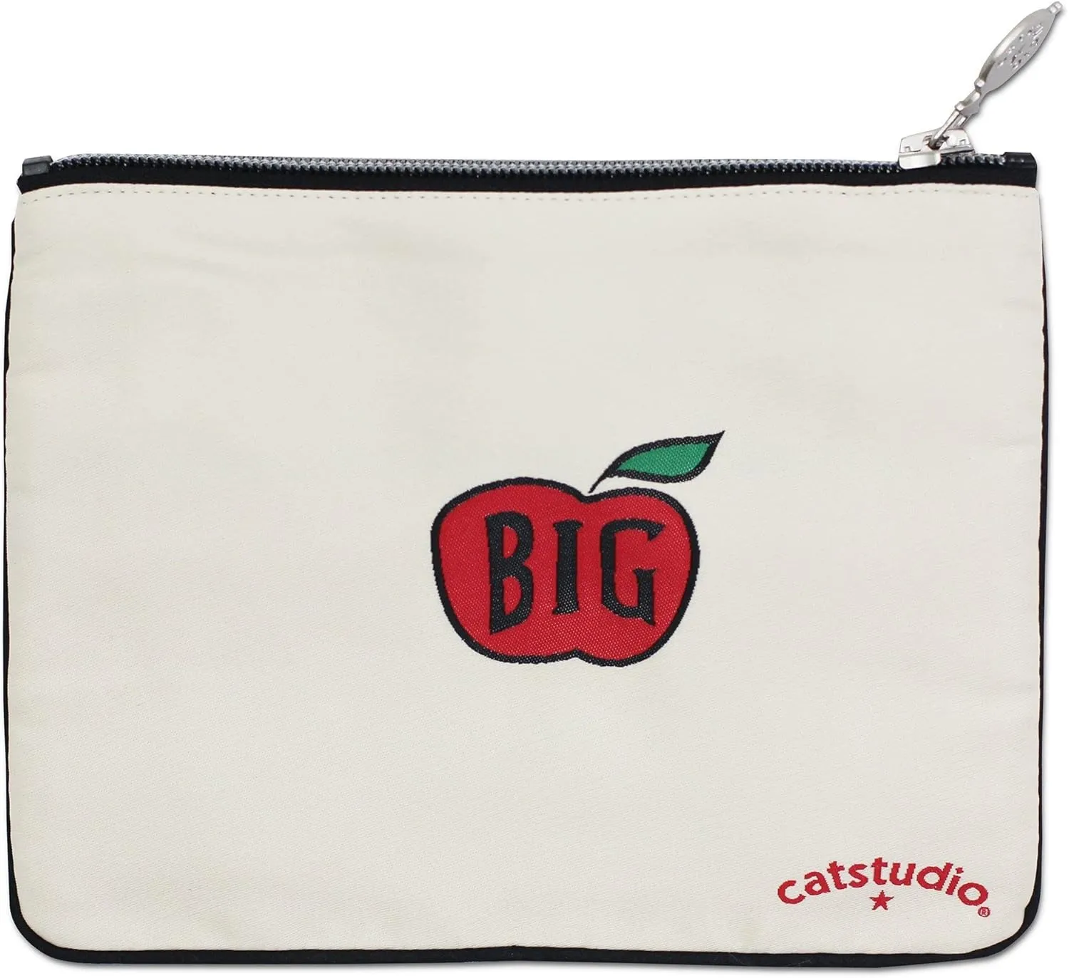catstudio Natural New York City Zipper Pouch Purse | Holds Your Phone, Coins, Makeup, Dog Treats, & Tech Tools