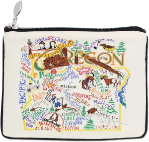 Catstudio Oregon Zipper Pouch Purse | Holds Your Phone, Coins, Makeup, Dog Treats, & Tech Tools