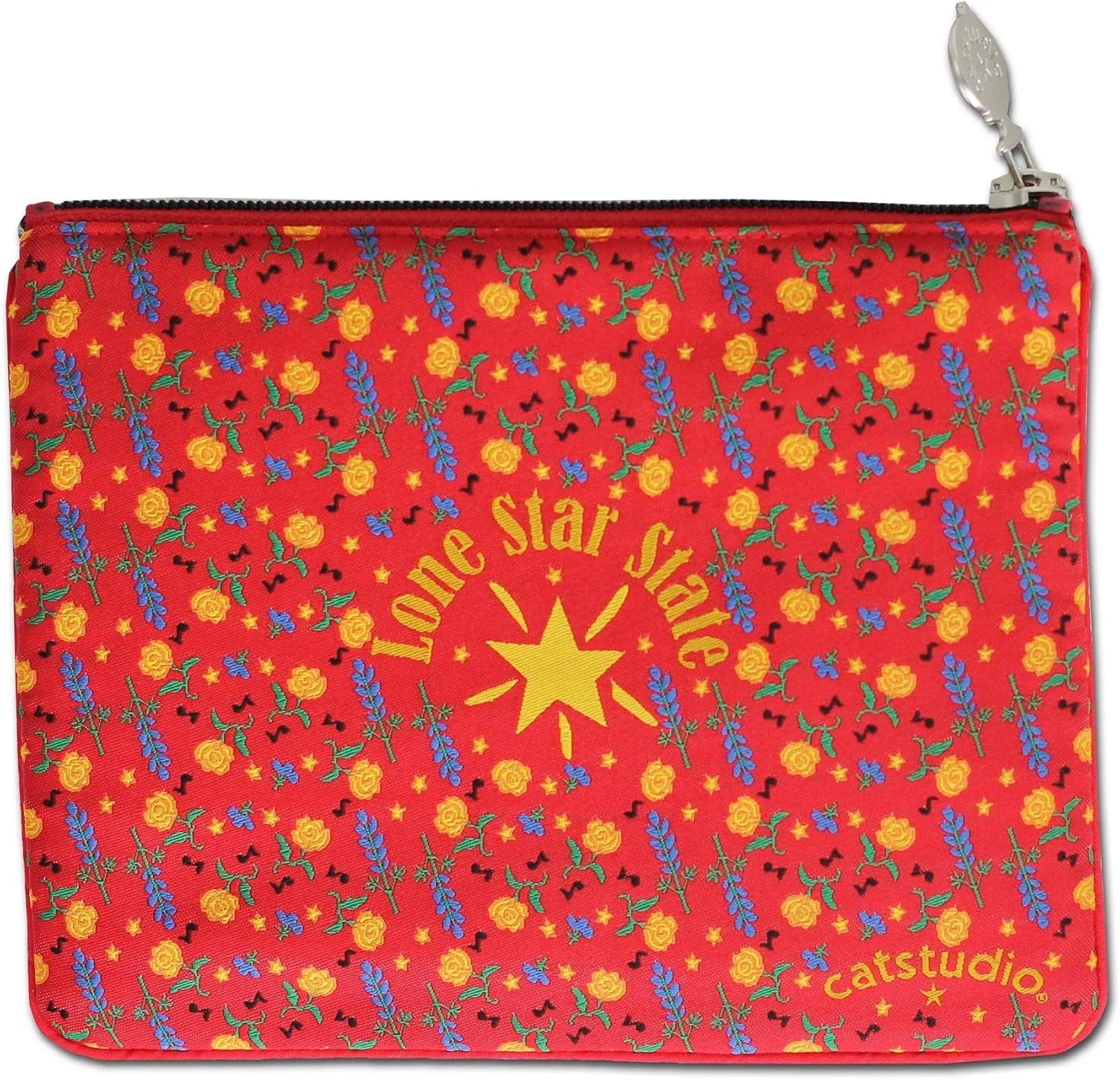 catstudio Pattern Texas Zipper Pouch Purse | Holds Your Phone, Coins, Makeup, Dog Treats, & Tech Tools
