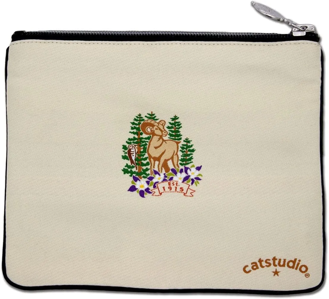 catstudio Rocky Mountain National Park Zip Pouch - Natural | 5" x 7"