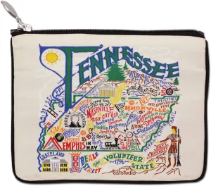 Catstudio Tennessee Zipper Pouch Purse | Holds Your Phone, Coins, Makeup, Dog Treats, & Tech Tools