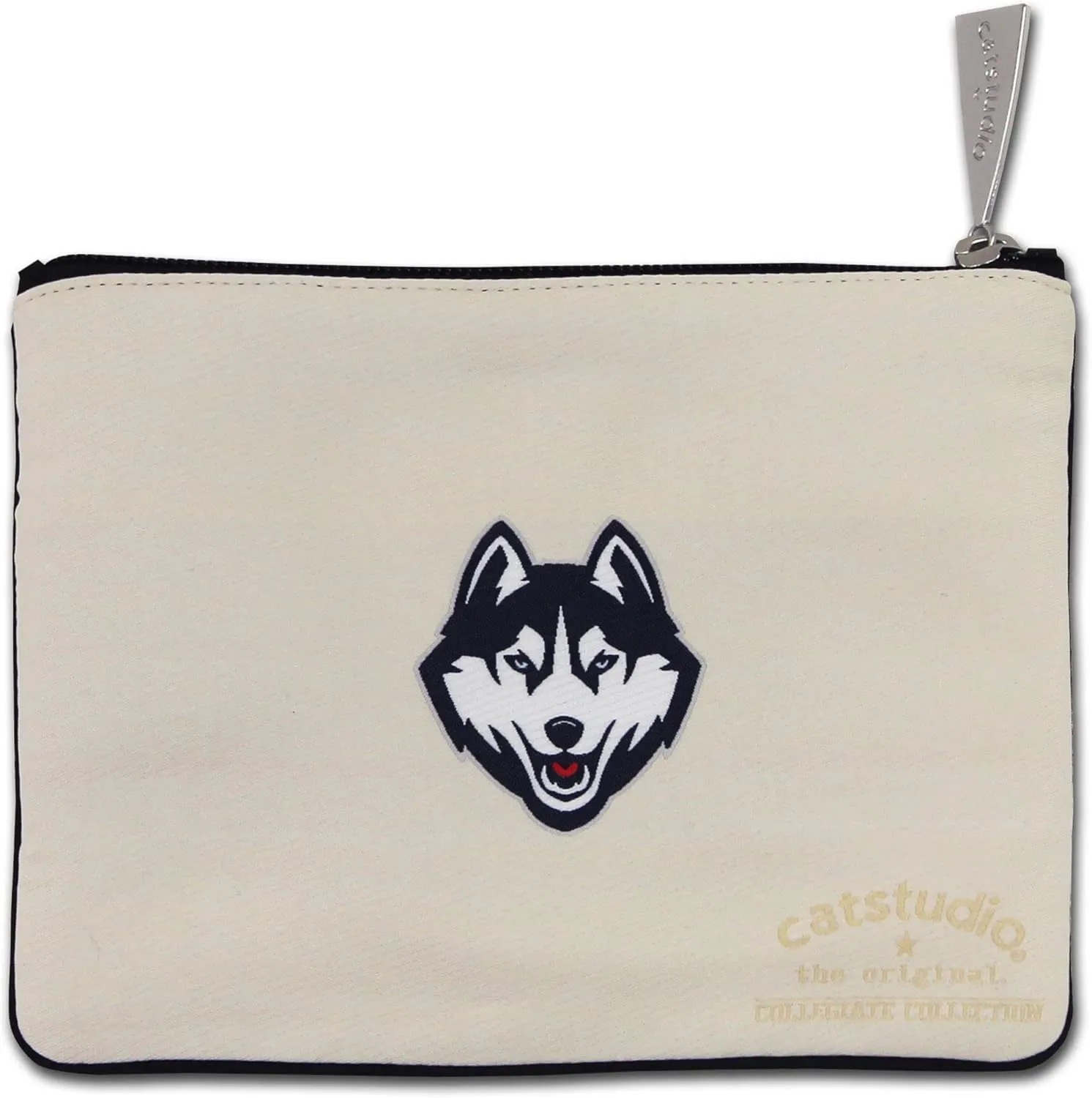 catstudio University Of Connecticut Collegiate Zipper Pouch Purse | Holds Your Phone, Coins, Makeup, Dog Treats, & Tech Tools