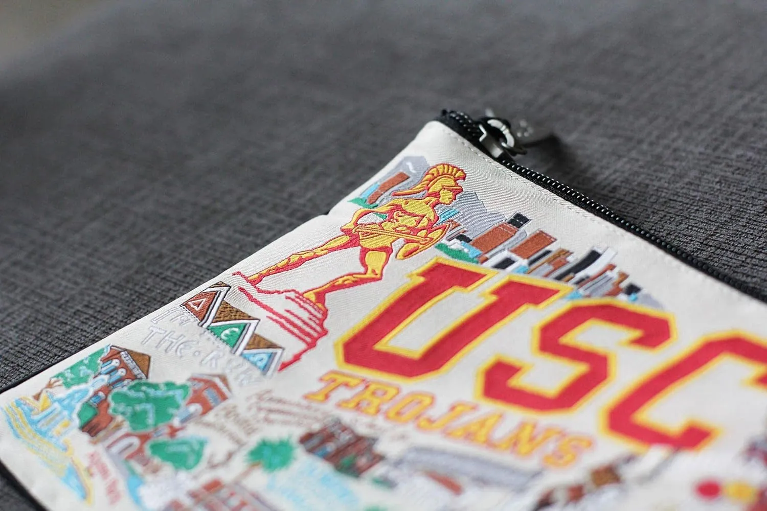 catstudio University of Southern California (USC) Collegiate Zipper Pouch Purse | Holds Your Phone, Coins, Makeup, Dog Treats, & Tech Tools