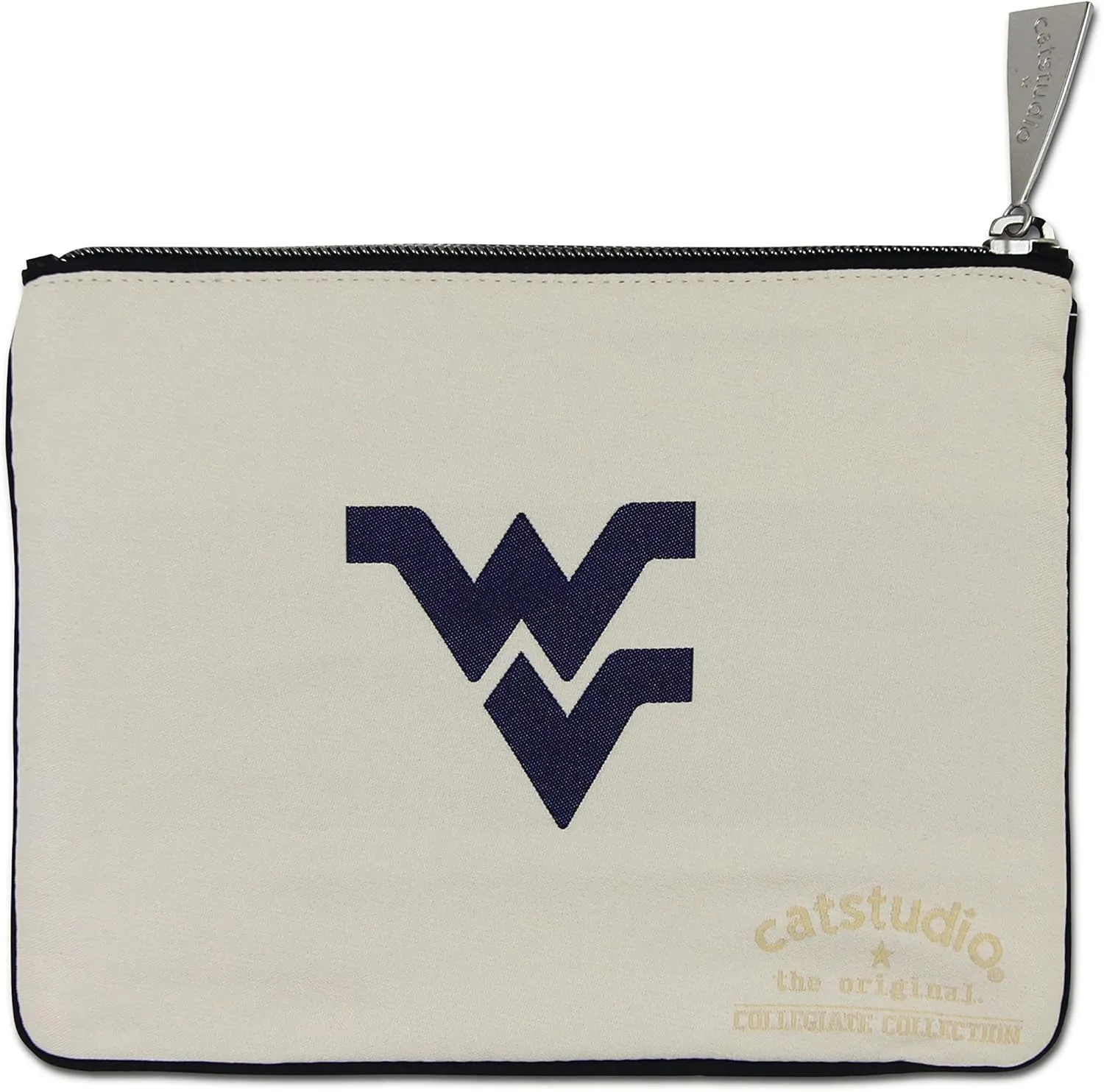 catstudio West Virginia University Collegiate Zipper Pouch Purse | Holds Your Phone, Coins, Makeup, Dog Treats, & Tech Tools