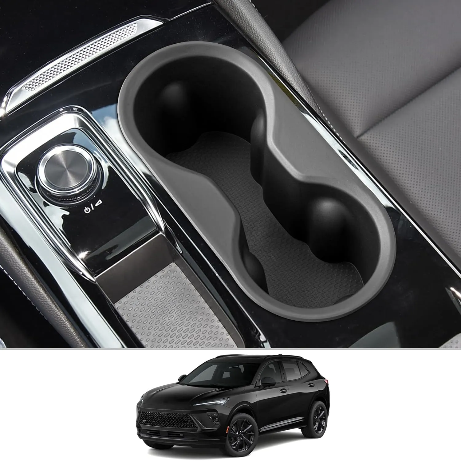 CDEFG for 2024 2025 Buick Envision Center Console Organizer Tray 2024 2025 Buick Envision Accessories Middle Console Organizer 2024 2025 Envision Avenir Preferred Sport Touring Storage Box(Cup Holder)
