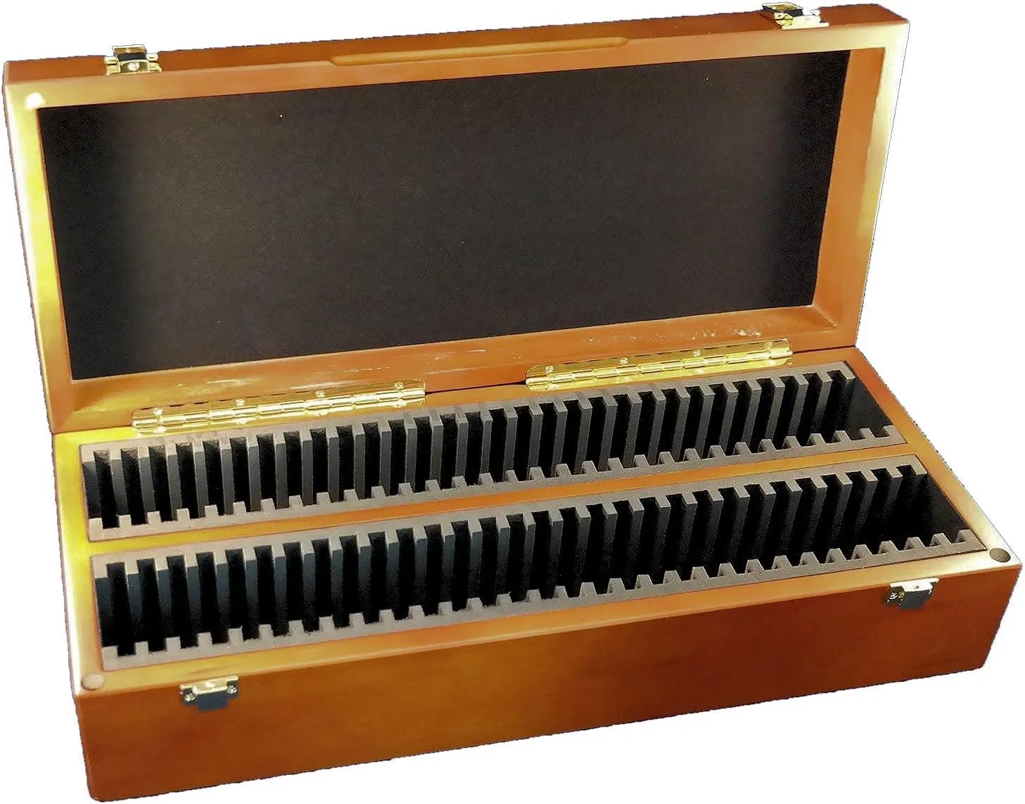 Certified Wood Cedar Finish Sixty-Coin Storage/Display Box for PCGS/NGC/Premier/Ursae Minoris Holders
