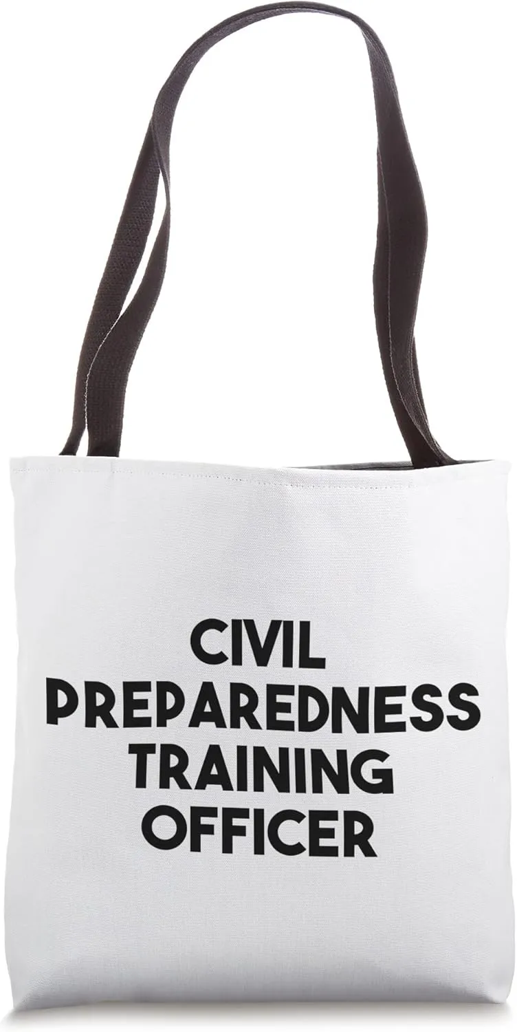 Civil Preparedness Training Officer Tote Bag