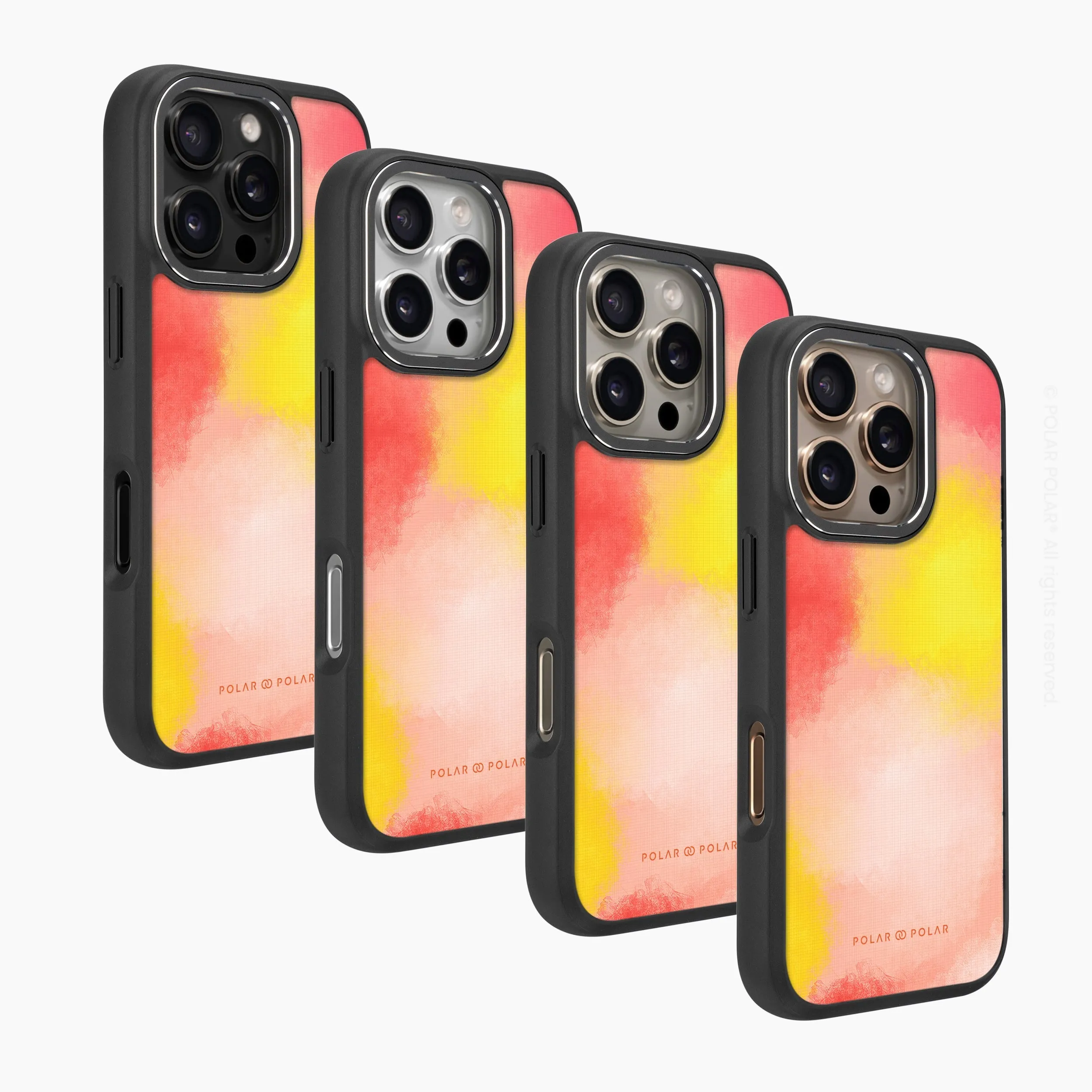 Clouds in Fall - iPhone 16 Pro Max Frosted Black Bumper MagSafe Case