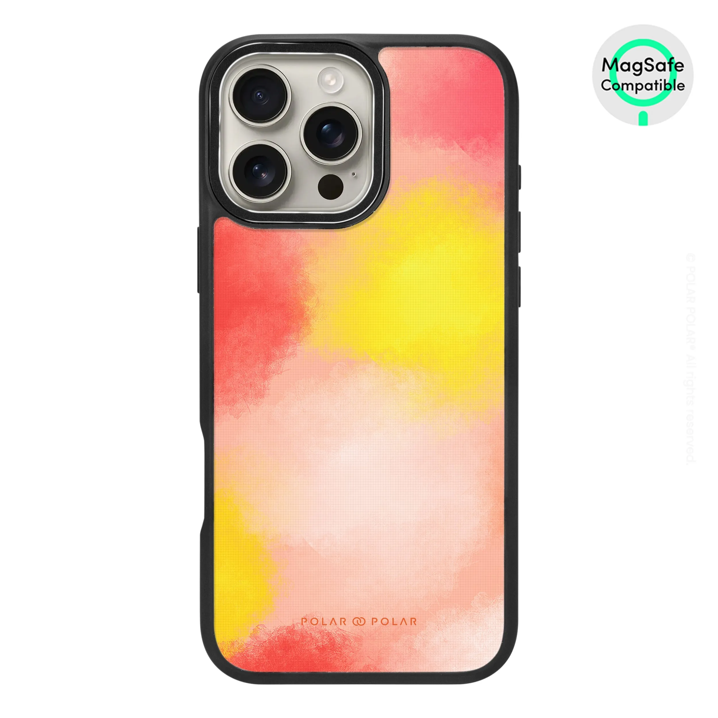 Clouds in Fall - iPhone 16 Pro Max Frosted Black Bumper MagSafe Case