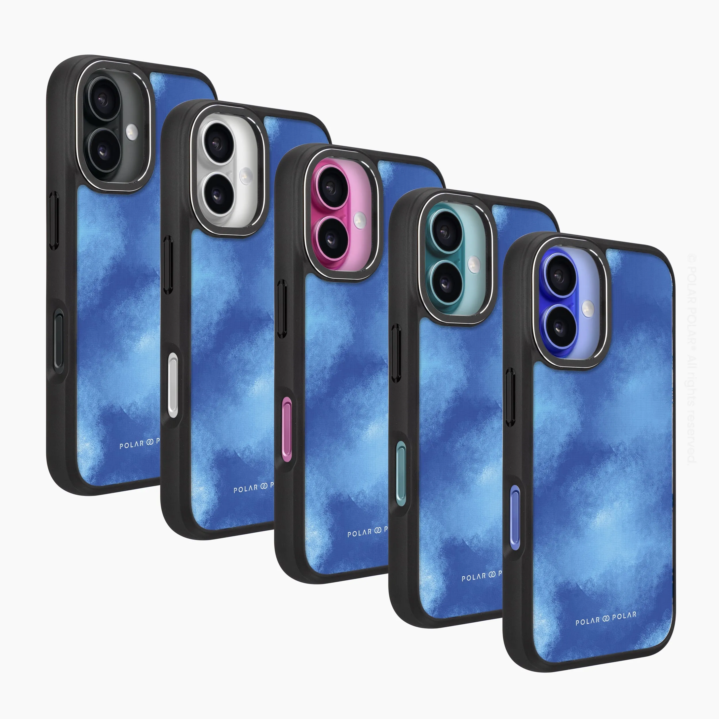 Clouds in Summer - iPhone 16 Plus Frosted Black Bumper MagSafe Case