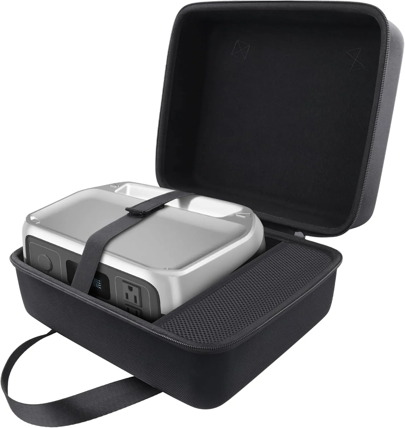 co2CREA Hard Travel Case Compatible with EF ECOFLOW Portable Power Station RIVER 2, 256Wh LiFePO4 Battery Power Station (Case Only)