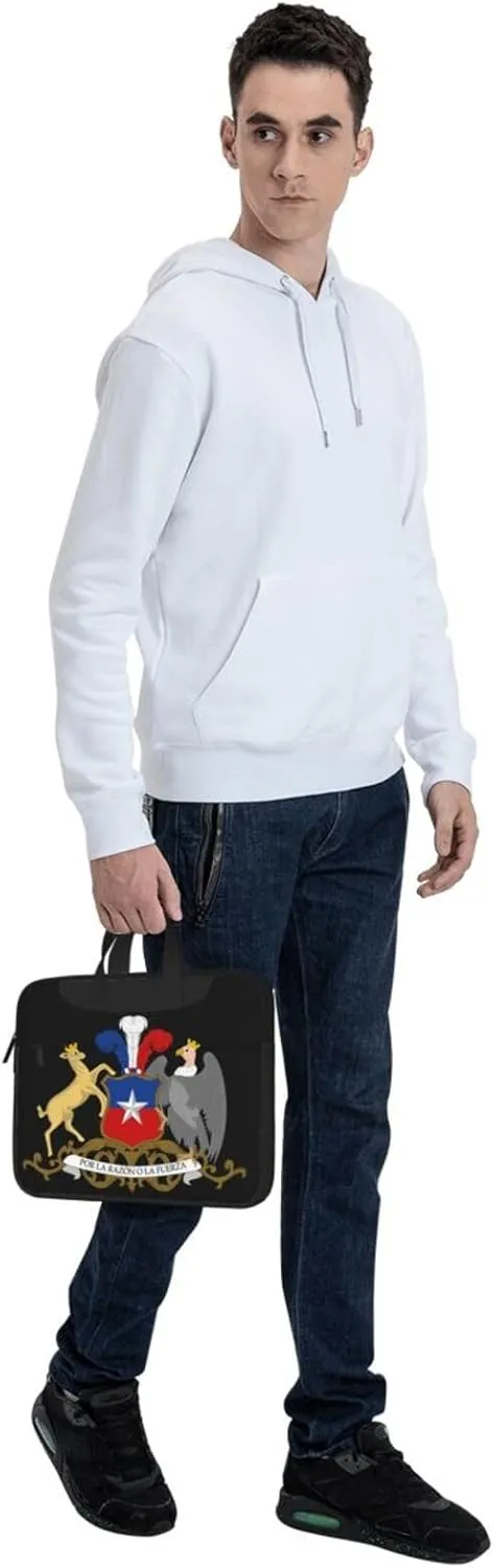 Coat Of Arms Of Chile 3d Pattern Laptop Bag Shoulder Bag Computer Notebook Briefcase Messenger Bag