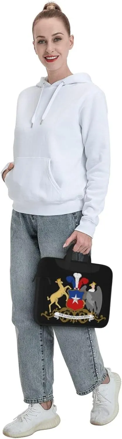 Coat Of Arms Of Chile 3d Pattern Laptop Bag Shoulder Bag Computer Notebook Briefcase Messenger Bag