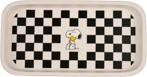 Collectibles Peanuts Snoopy Checkered Trinket Tray Jewelry Dish (Officially Licensed Product) by Franco