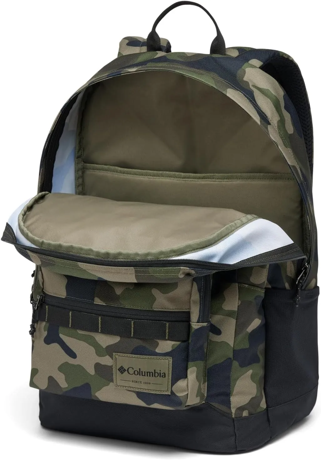 Columbia Unisex Zigzag 30L Backpack, Stone Green Mod Camo, One Size