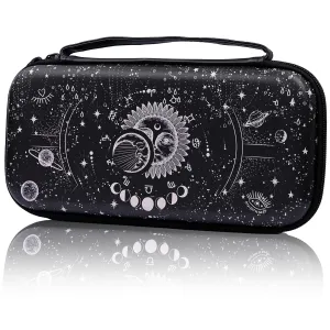 Constellation Magic Moon Sun Carry Case Compatible With Nintendo Switch Lite And Switch Oled, Hard Portable Travel Storage Bag For Accessories Console