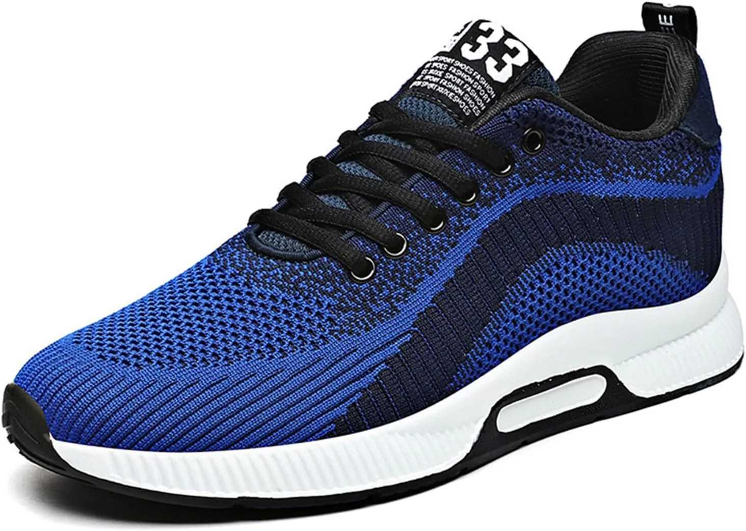 Couple Men's Elevator Shoes Men's Casual Mesh Trainers Lightweight Breathable Lace Up Sports Shoes Vintage Mens Sneaker