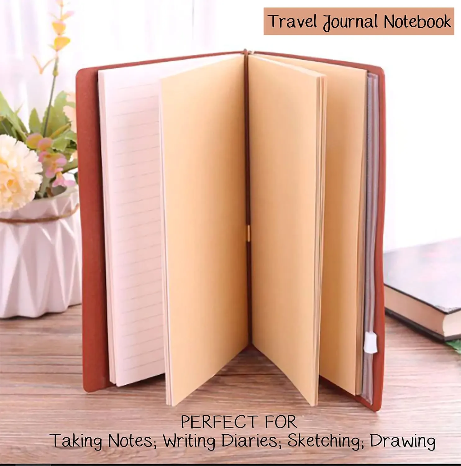 Cousin Memorial Remembrance Gift-Bereavement Gift-Refillable Travel Photo Diary Journal-Those We Love Don't Go Away-Letters to My Cousin in Heaven,In Loving Memory-Sympathy Gift for Loss of Cousin