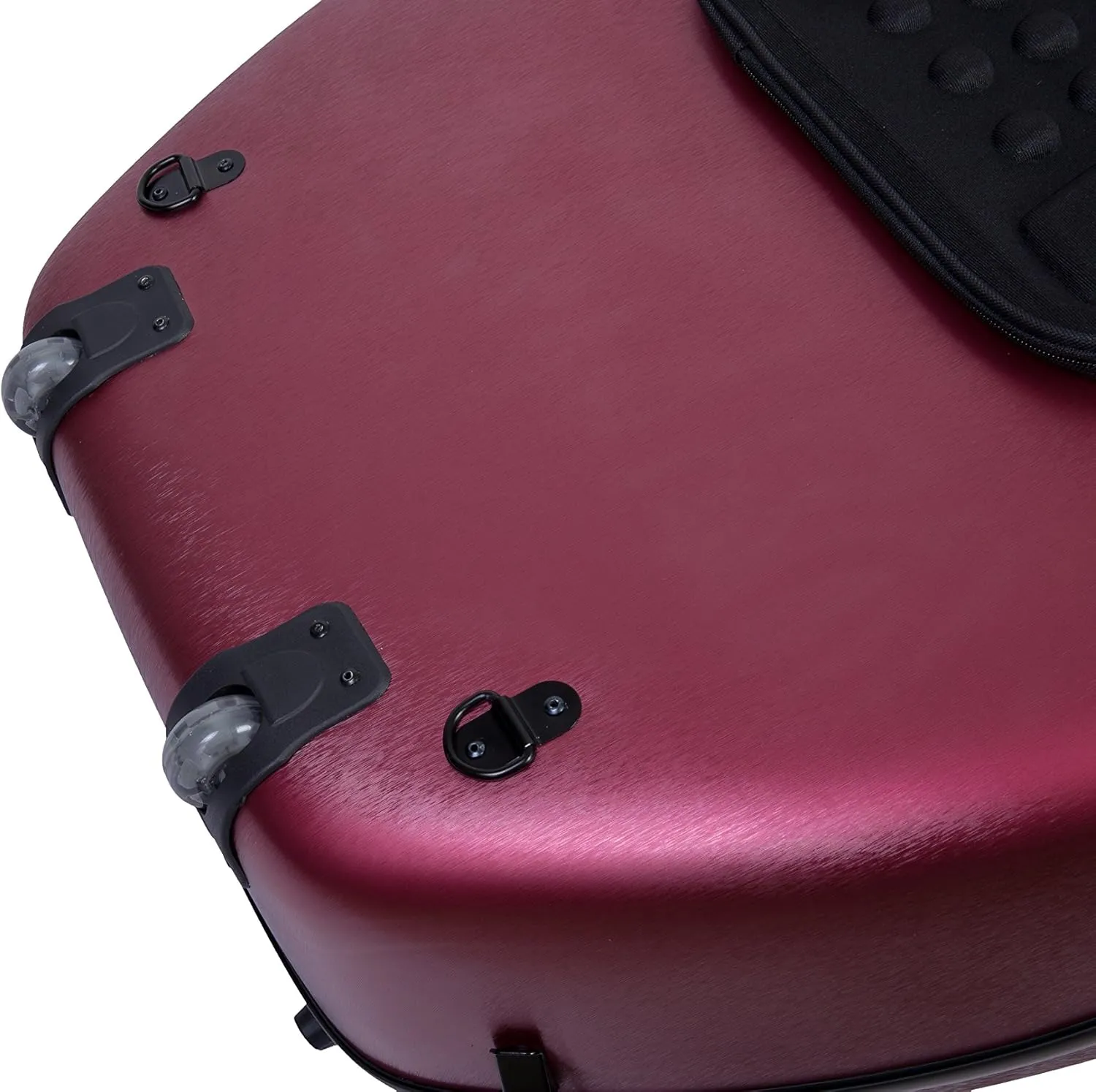 Crossrock Poly Carbon Composite Case fits for 3/4 Size Cello with Backpack and Wheels in Red(CRF102CETRDHT) (CRF1020CETRDHT)