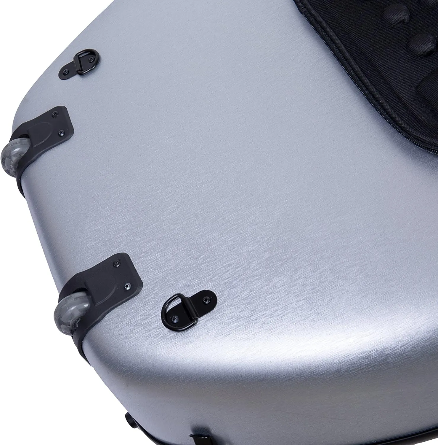 Crossrock Poly Carbon Composite Case fits for 3/4 Size Cello with Backpack and Wheels in Silver(CRF102CETSLHT) (CRF1020CETSLHT)