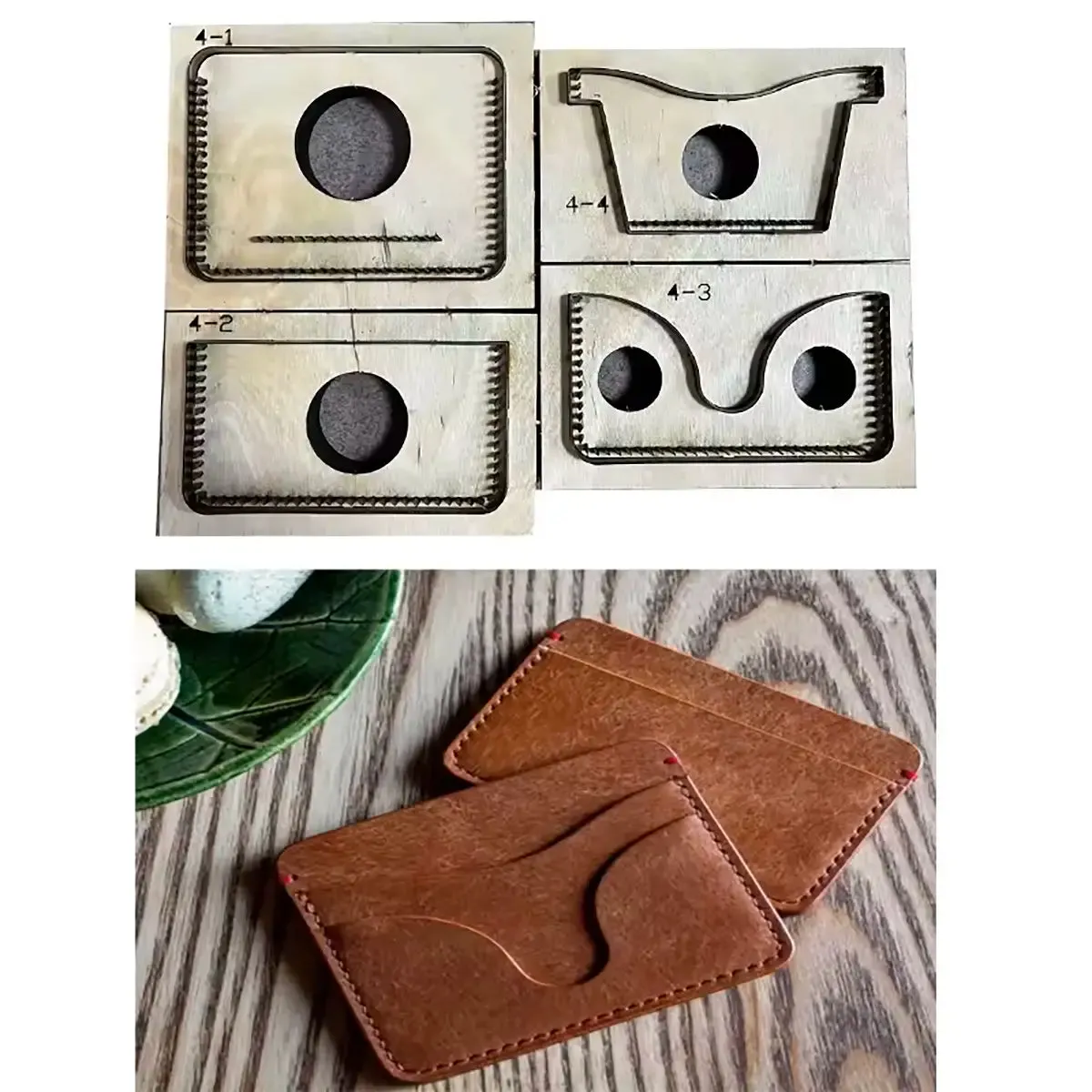 Curve Wallet Leather Cutting Die