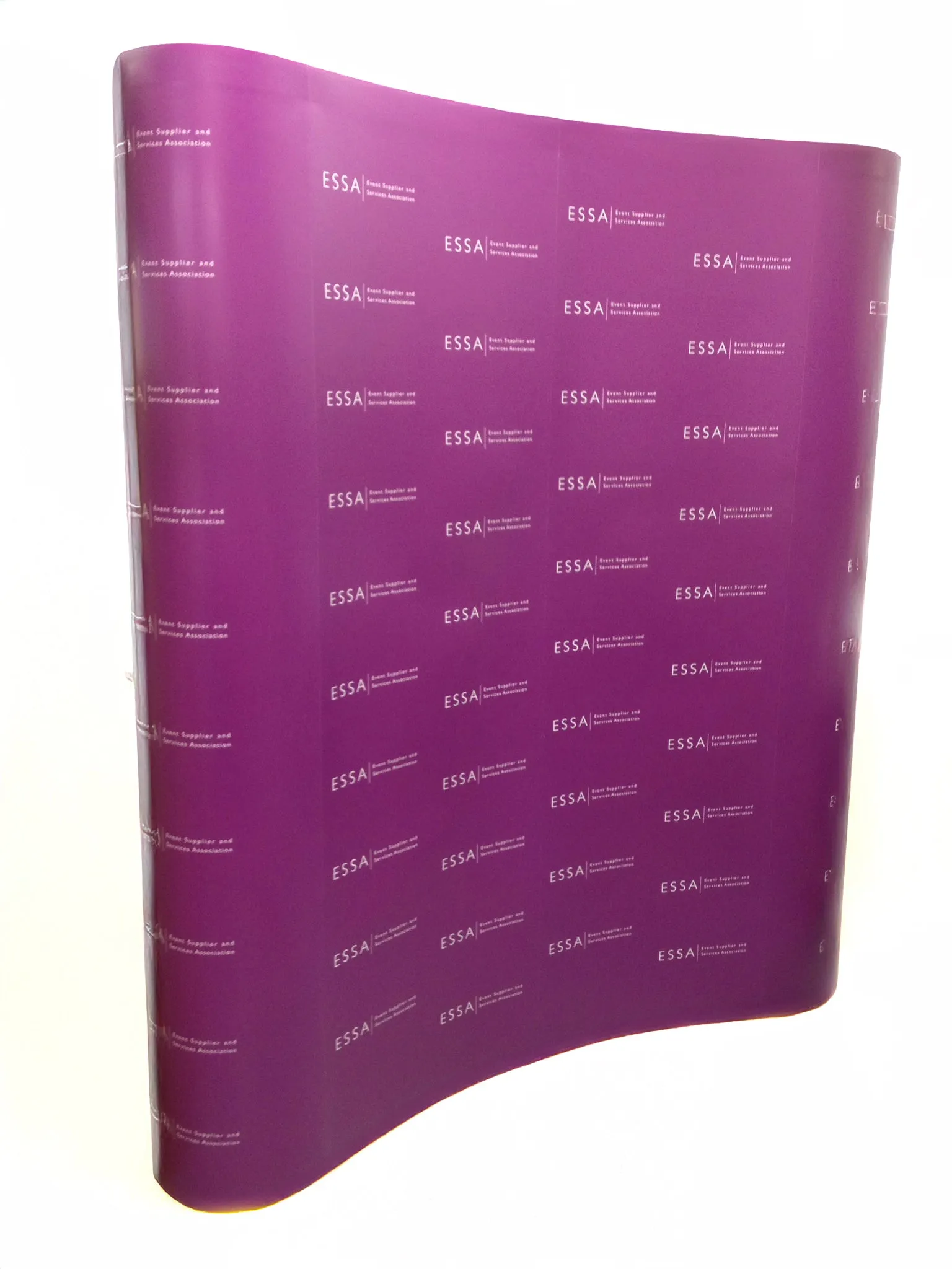 Curved Pop-Up Display Stand with Graphics, Lights and Transport Case (3x2m - 3x5m)