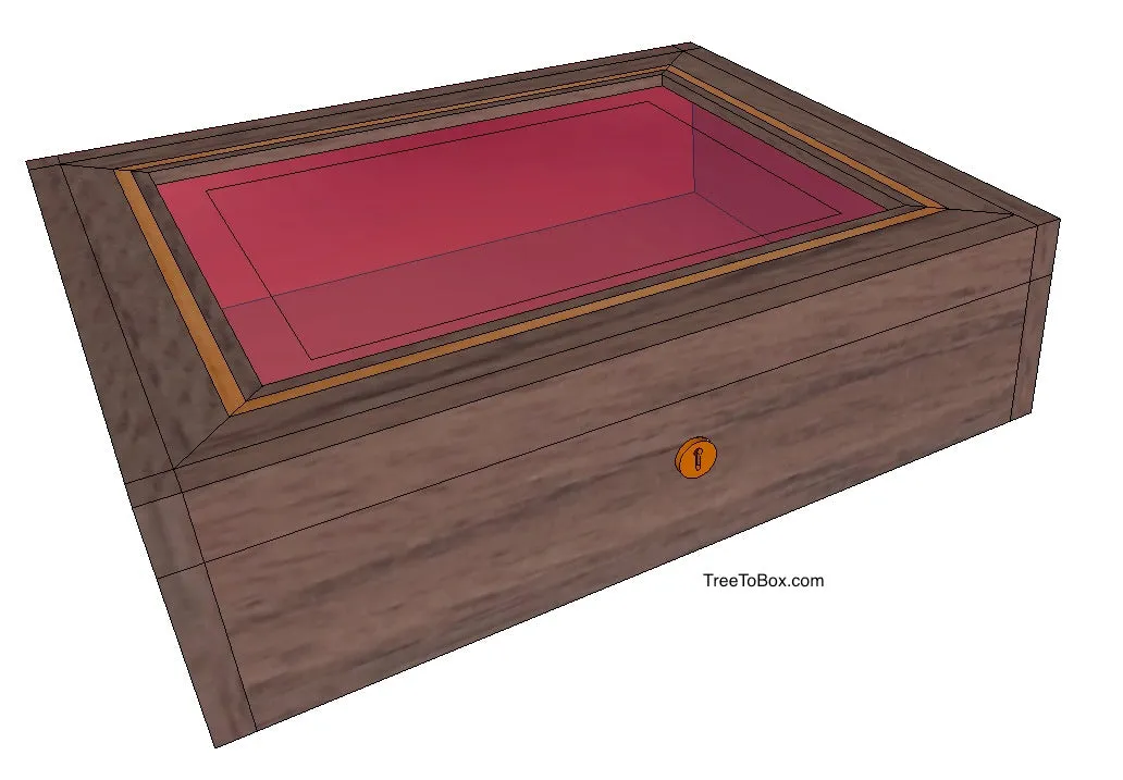 Custom Wooden Display case (Base price shown)