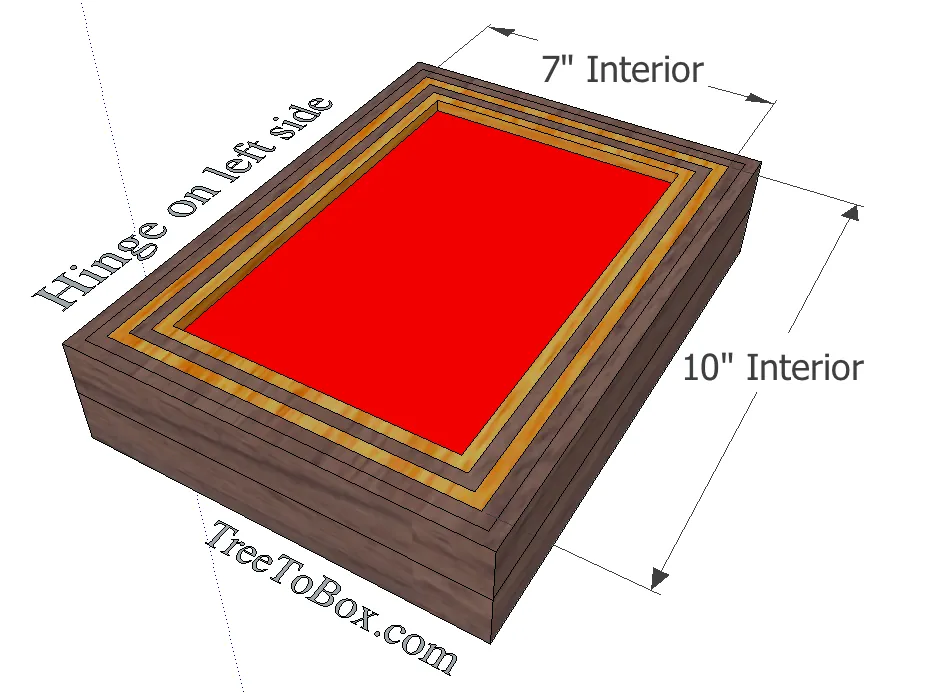 Custom Wooden Display case (Base price shown)