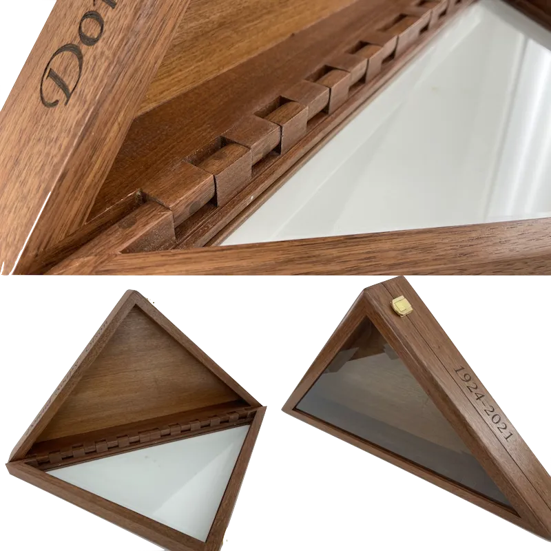 Custom Wooden Flag Display Case (Base price shown)