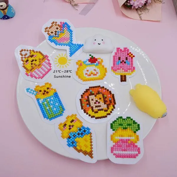 Cute Treats Stickers (8 Pack) - 5D Diamond Painting