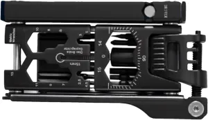 Cycling Repair Tool - 38-in-1 Bike Wrench Kit, Multi-Bit Screwdriver Tool | Portable Chain Cutter, Bottle Opener, Compact Maintenance Gear for Bicycles, E-Bikes, and Outdoor Travel Repair Use