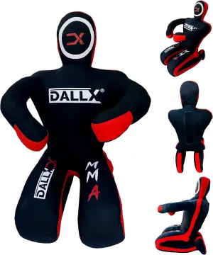 DALLX MMA Grappling Dummy BBJ Wrestling Brazilian Jiu Jitsu Punching Bag Judo Karate Throwing Boxing Fighting Dummy Self Defense Sitting Position – UNFILLED