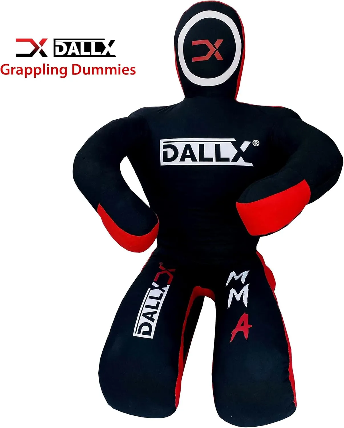 DALLX MMA Grappling Dummy BBJ Wrestling Brazilian Jiu Jitsu Punching Bag Judo Karate Throwing Boxing Fighting Dummy Self Defense Sitting Position – UNFILLED