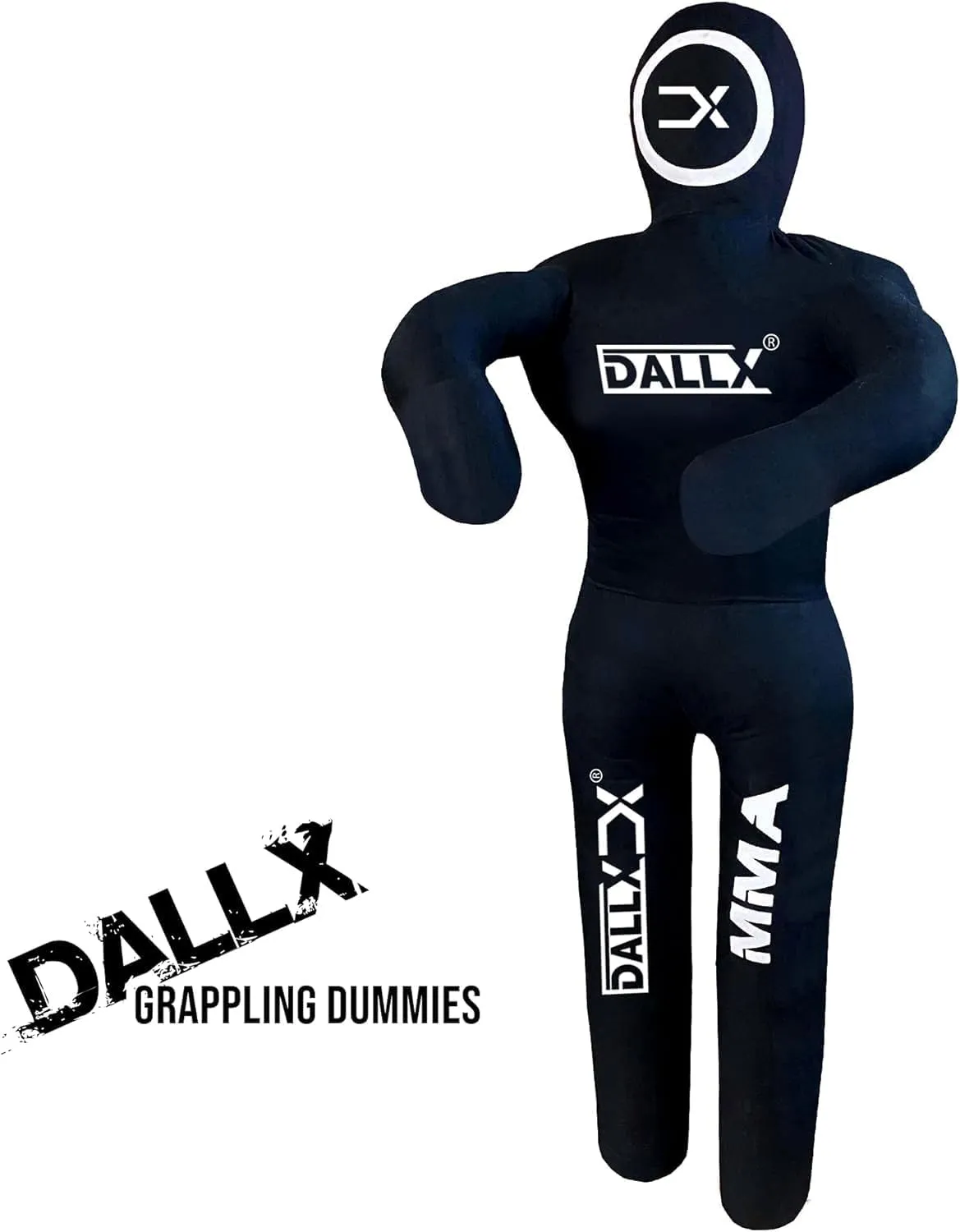 DALLX MMA Grappling Dummy BBJ Wrestling Brazilian Jiu Jitsu Punching Bag Judo Karate Throwing Boxing Fighting Dummy Self Defense Standing Position – UNFILLED