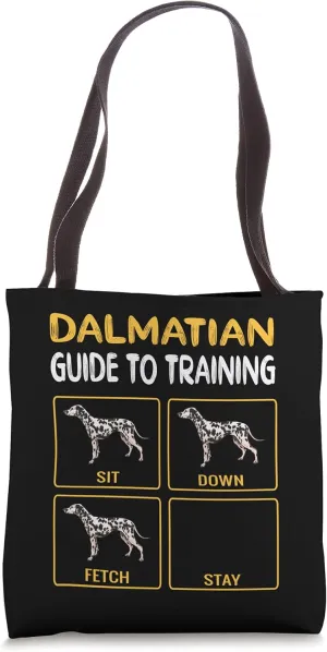 Dalmatian Guide To Training Dog Obedience Tote Bag