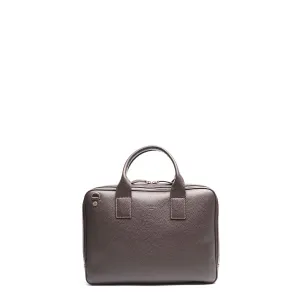 DARK BROWN LEATHER BRIEFCASE