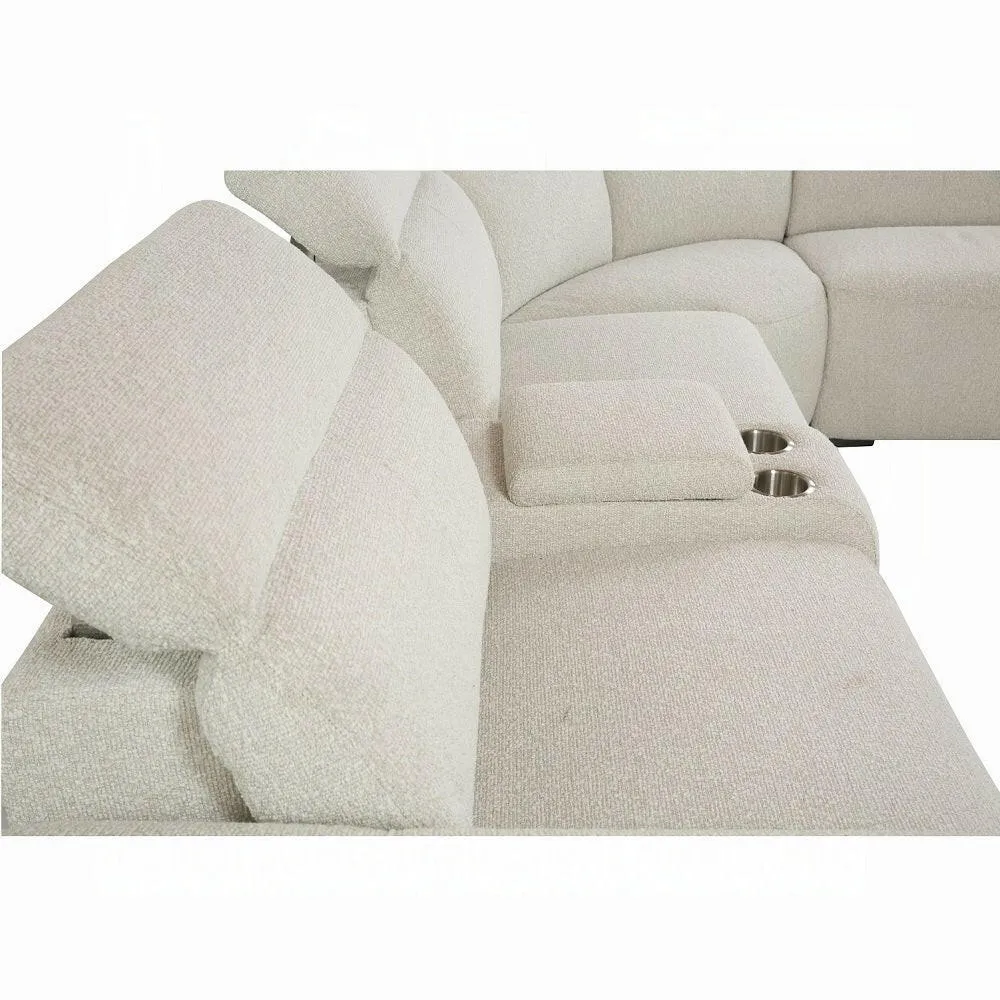 Dayana Power Reclining Sectional Sofa - Beige
