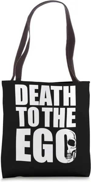 Death To The Ego Motivational Weightlifting Running Athlete Tote Bag
