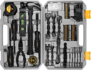 DEKOPRO Tool Kit Set Box Home Repair Tools Basic Hand Toolbox Sets