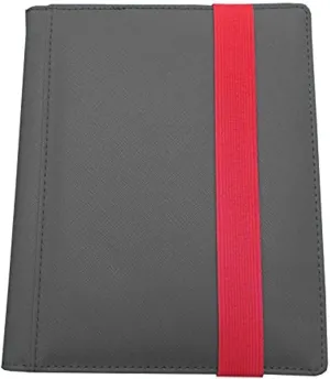 Dex Protection Card Binder 4 | Stores 160 Gaming Cards | Includes 20 Side Loading Card Pages | 4 Card Page Format | BandClosure | Smooth Matte Padded Finish | Velvet Lined Interior