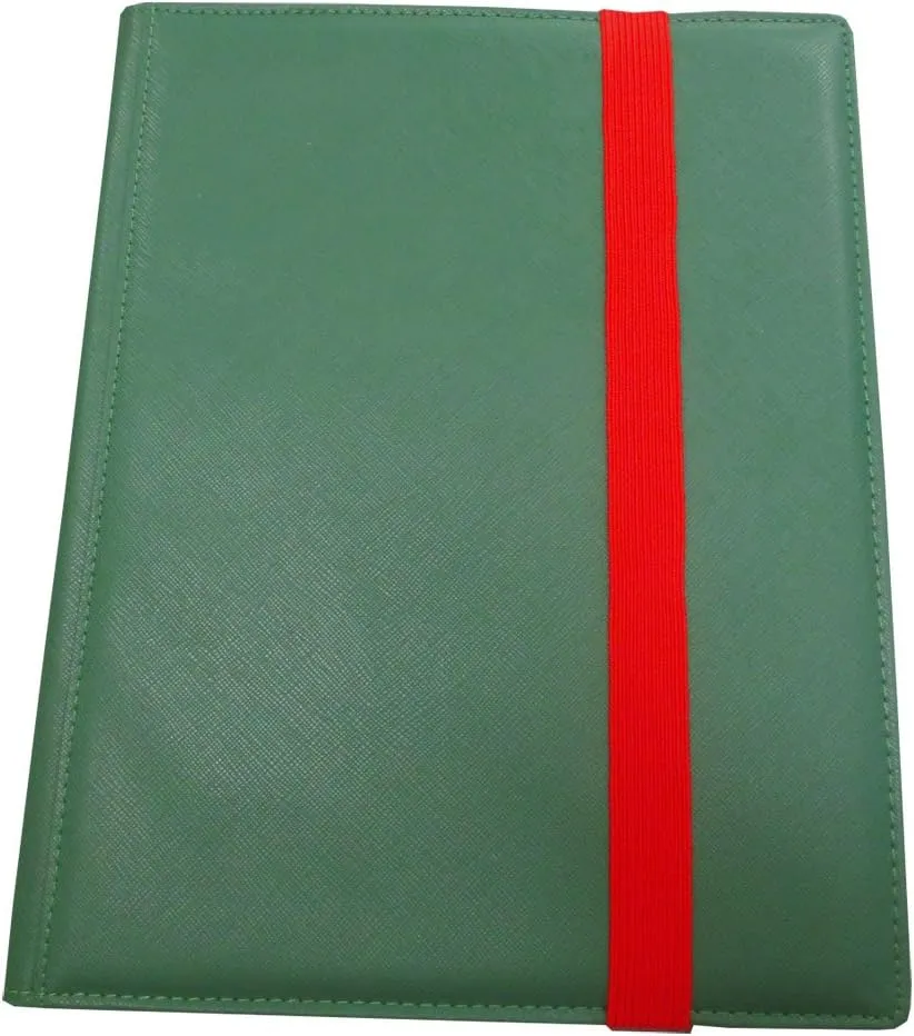 Dex Protection Card Binder 9 | Stores 360 Gaming Cards | Includes 20 Side Loading Card Pages | 9 Card Page Format |Band Closure | Smooth Matte Padded Finish | Velvet Lined Interior