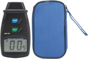 Digital Wood Meter 5% - 40% Range, ± 1% Accuracy ABS Tester for Timber Building Materials, Large Screen Display, Carpenter Tool