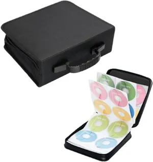 Disc Storage Bag Organizer Album Holder Box Cover for Travel Discs Damp Scratches and Corruption for Home Organization and Media Storage